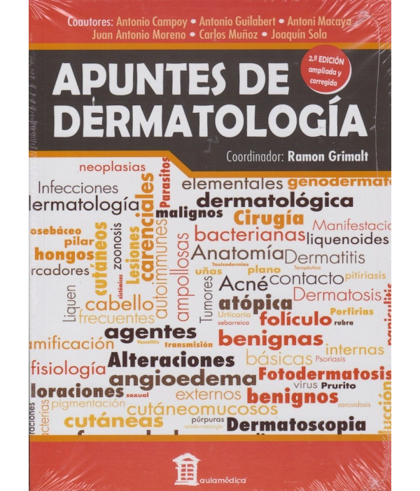 APUNTES EN DERMATOLOG&Iacute;A. Segunda edici&oacute;n ampliada y corregida 9788478856763 AULA M&Eacute;DICA 42,75&nbsp;&euro;