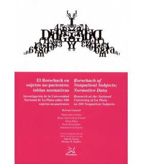 El Rorschach en sujetos no pacientes: tablas normativas. 9788488909145 Psimática Editorial 20,90 €