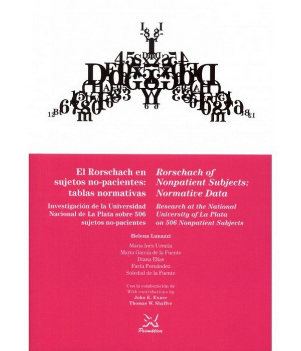 El Rorschach en sujetos no pacientes: tablas normativas. 9788488909145 Psimática Editorial 20,90 €