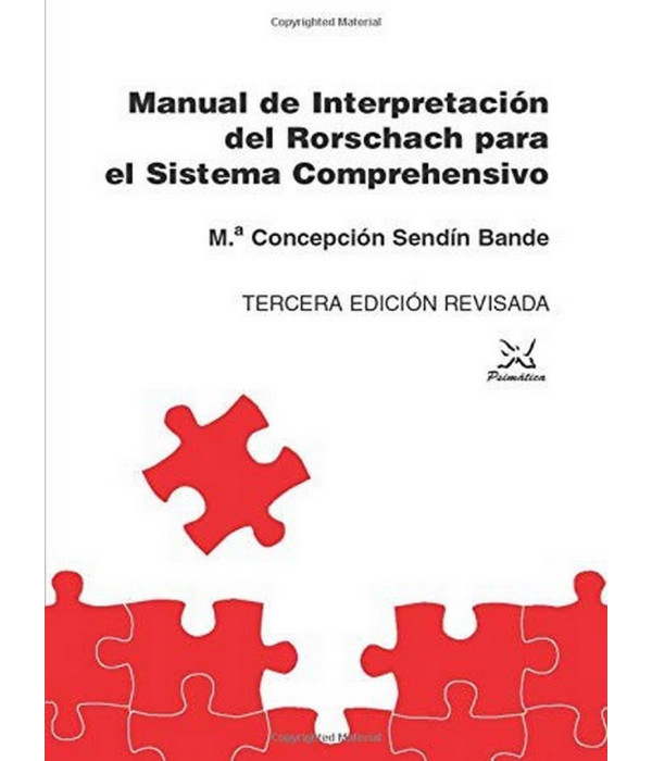 Manual de Interpretación del Rorschach para el Sistema Comprehensivo 9788488909152 Psimática Editorial 28,50 €