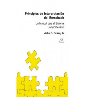 PRINCIPIOS DE INTERPRETACIÓN DEL RORSCHACH. Un manual para el sistema comprehensivo 9788488909136 Psimática Editorial 31,35 €