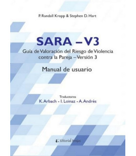 SARA -V3:Manual de usuario de la guía de valoración del riesgo de violencia contra la pareja- Versión 3 9789877604245 Brujas Editorial 30,40 €