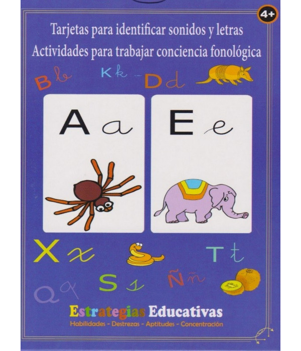 TARJETAS PARA IDENTIFICAR LETRAS Y SONIDOS. Abecedario. Cartas educativas 9789875703421 Akadia 18,05&nbsp;&euro;