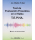 TEST DE EVALUACI&Oacute;N PROS&Oacute;DICA EN EL HABLA. T.E.P.H.A. - Manual de instrucciones, Cuadernillo de l&aacute;minas y hoja de registro