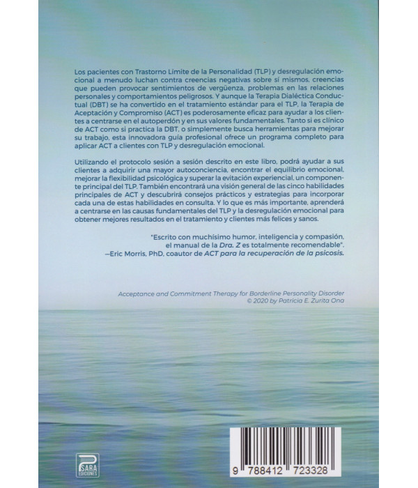 Aplicando ACT en el Trastorno Límite de la Personalidad 9788412723328 Psara Ediciones 38,95 €