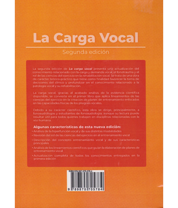 La Carga Vocal. Segunda Edición 9789875705784 Akadia 42,75 €