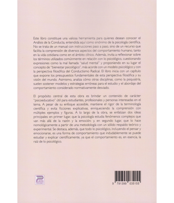 Más Allá de la Emoción y la Razón 9791399035155 Psara Ediciones 27,55 €