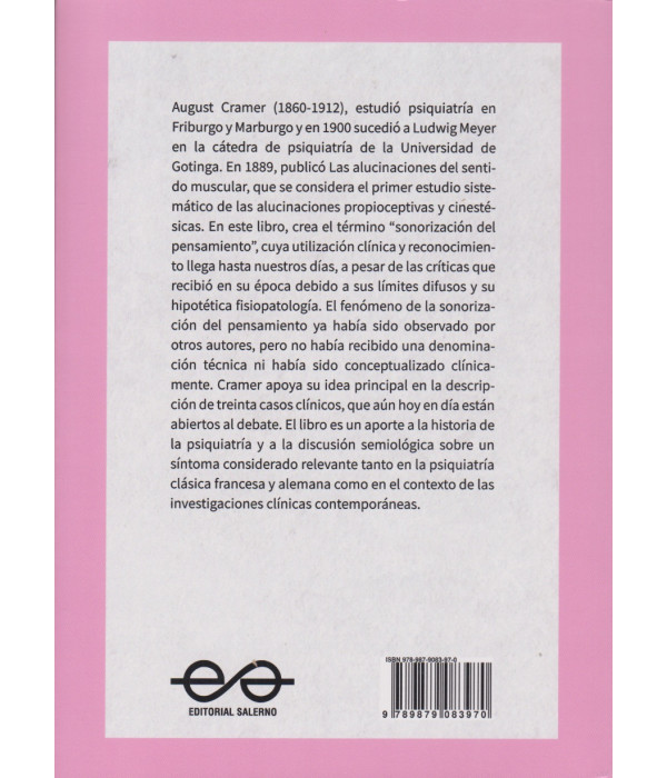 Las Alucinaciones del sentido muscular 9789879083970 Salerno Editorial 39,90&nbsp;&euro;