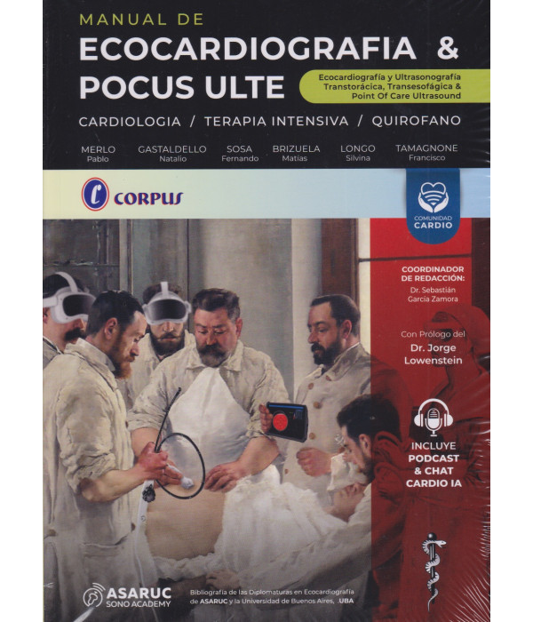 Manual de Ecocardiograf&iacute;a & POCUS ULTE 9786316690098 CORPUS 151,05&nbsp;&euro;